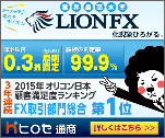 3年連続　2015年オリコン日本顧客満足度ランキングFX取引部門総合第１位