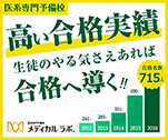 高い合格実績　生徒のやる気さえあれば　合格へ導く！