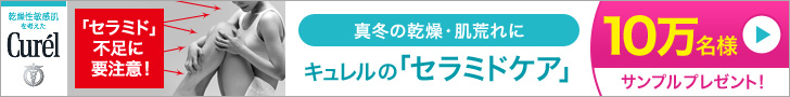 真冬の乾燥・肌荒れにキュレルの「セラミドケア」