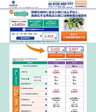 短期化傾向にある入院にはムダなく、長期化する病気の入院には無制限の保障を